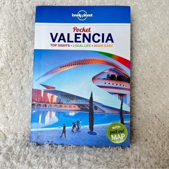 Lonely Planet Pocket Valencia With Pull Out Map Like New - Picture 1 of 3
